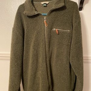 Large Green Teddy Bear Zip Up